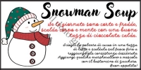 Etichetta Snowman Soup